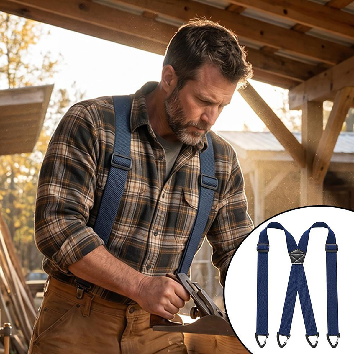 Men'S Formal Wear With Suspenders - Брючные подтяжки, прочные, с усиленной конструкцией,