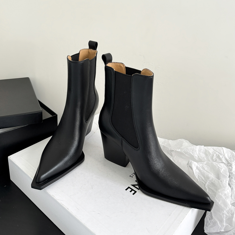 Men Formal Wear With Boots - Новые женские ботильоны из натуральной кожи