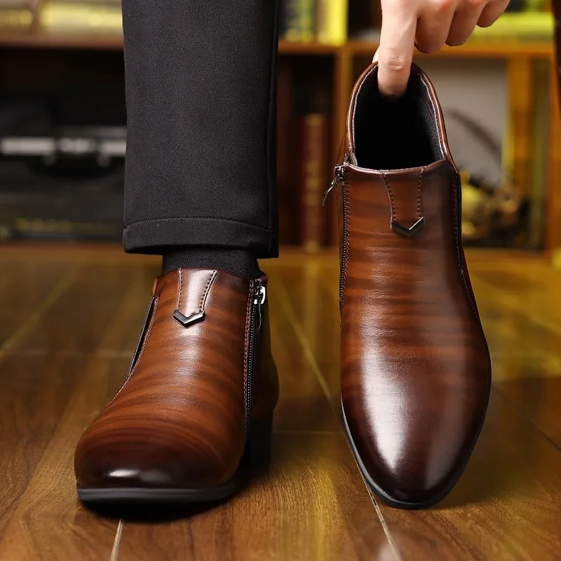 Роскошные мужские ботинки, мод – обзор и цена Men Formal Wear With Boots