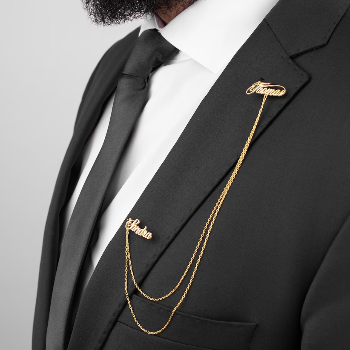 Персонализированная брошь с дв – обзор и цена Tuxedo Lapel Pin