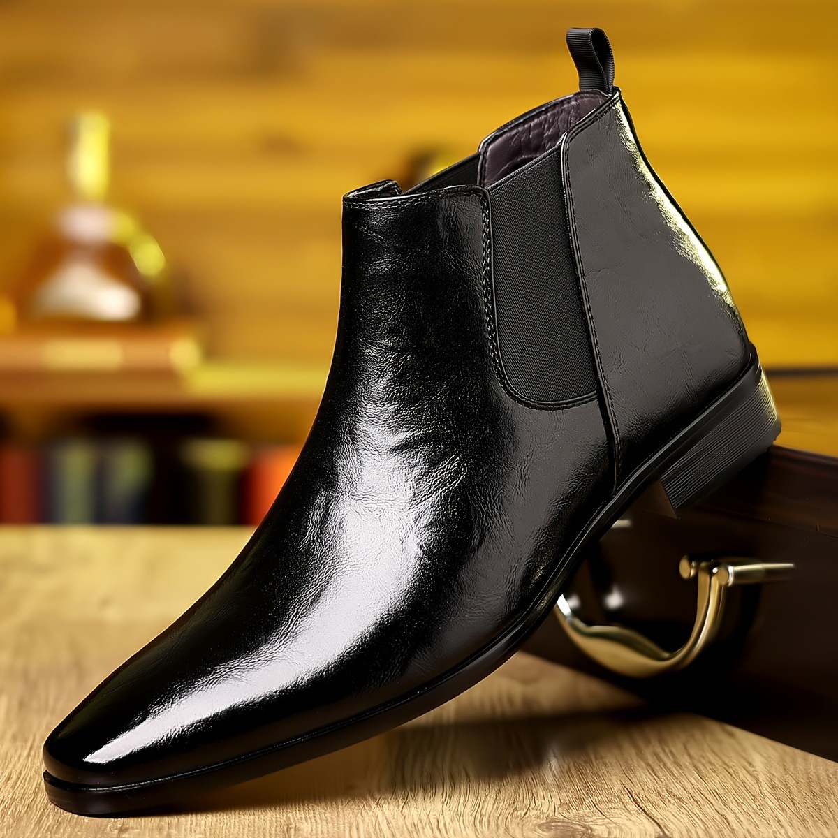 Ботинки челси, кожаные ботинки – обзор и цена Men Formal Wear With Boots