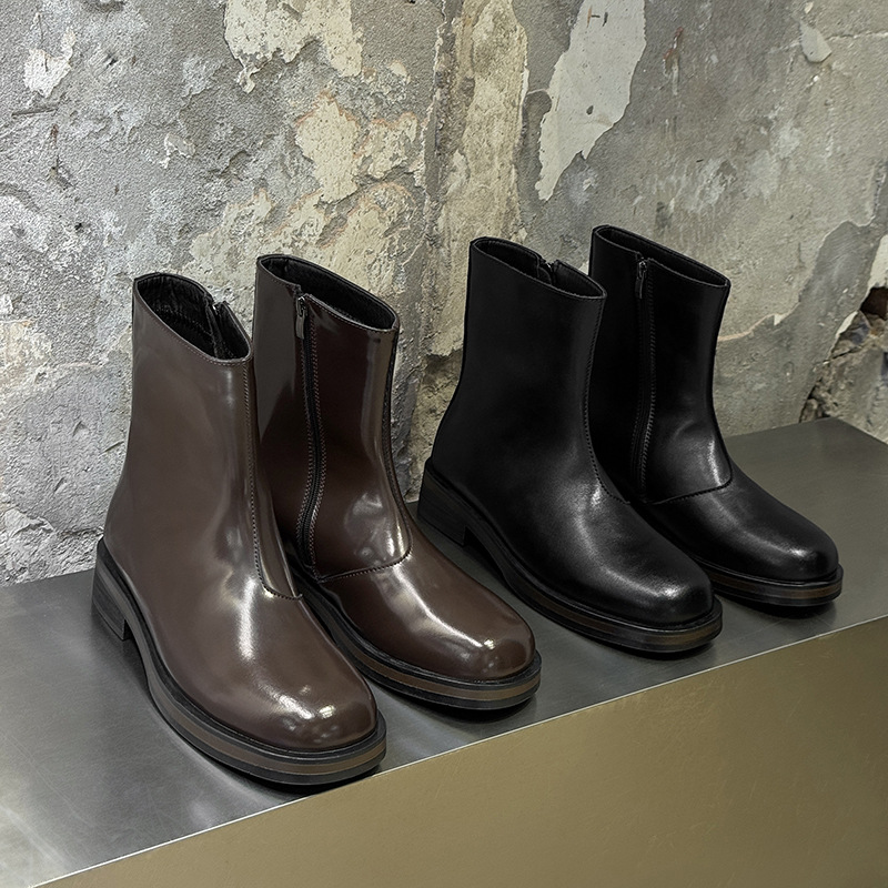 Винтажные мужские ботинки, рос – обзор и цена Men Formal Wear With Boots