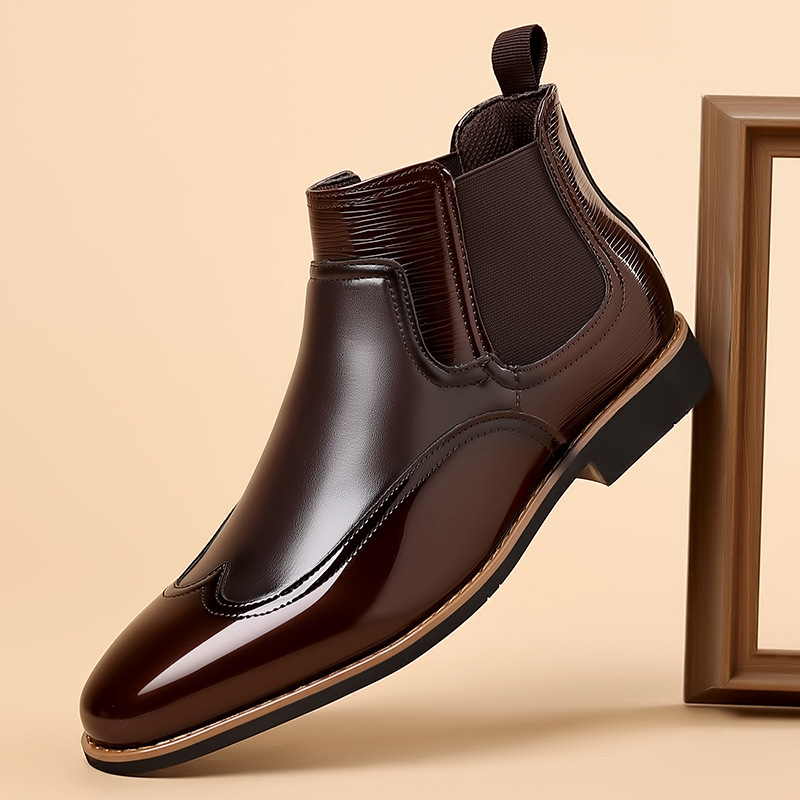 Мужские ботинки челси, роскошн – обзор и цена Men Formal Wear With Boots